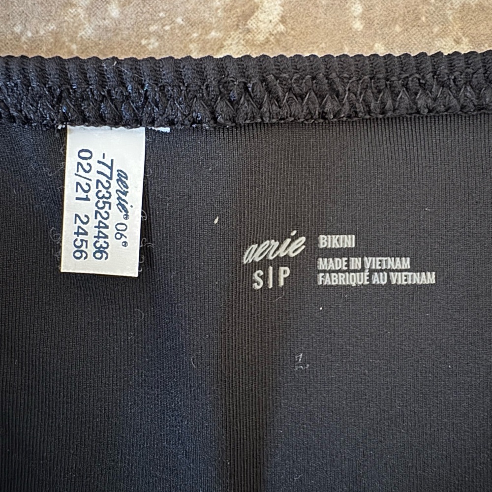 Aerie Black Triangle Bikini - Picture 7 of 8
